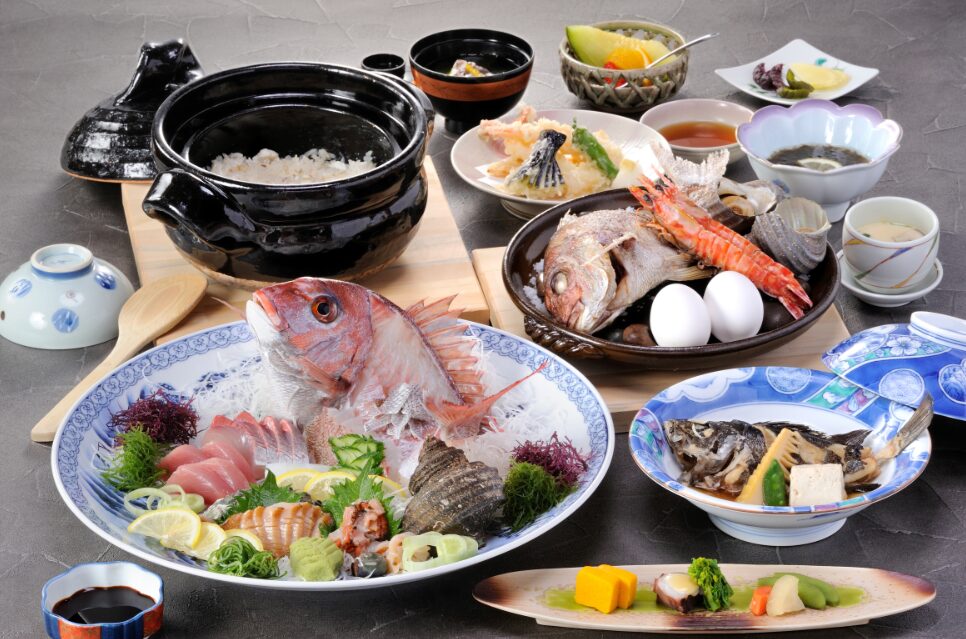 大潮荘（今治市）愛媛県で料理がすごい民宿11選!鯛めしなど海鮮料理を味わえる旅館!