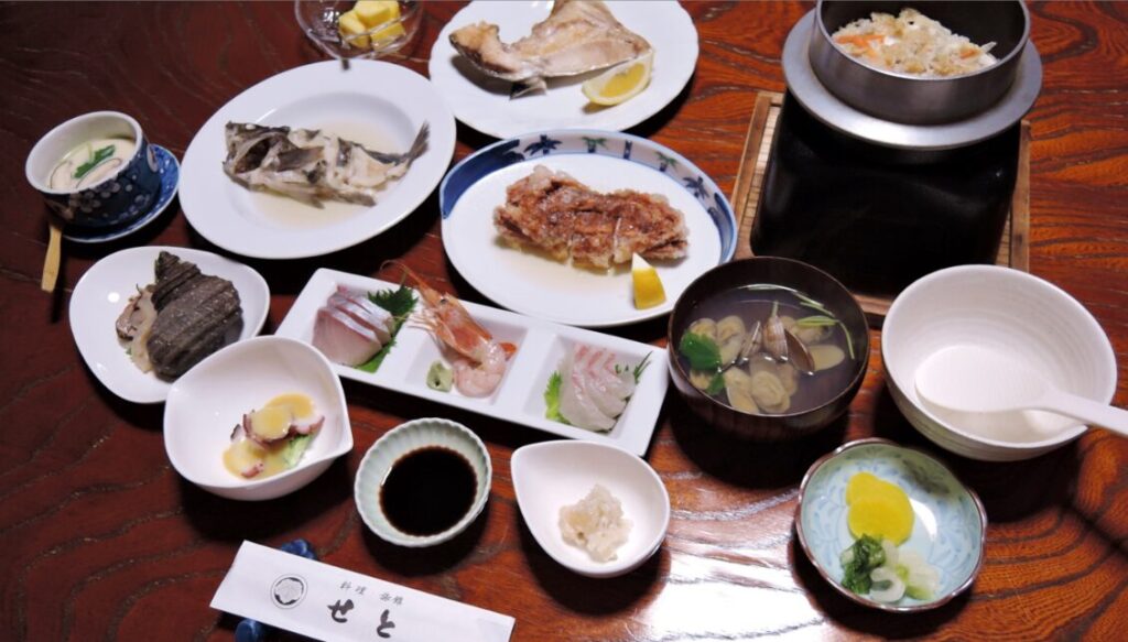 料理旅館せと（今治市）愛媛県で料理がすごい民宿11選!鯛めしなど海鮮料理を味わえる旅館!