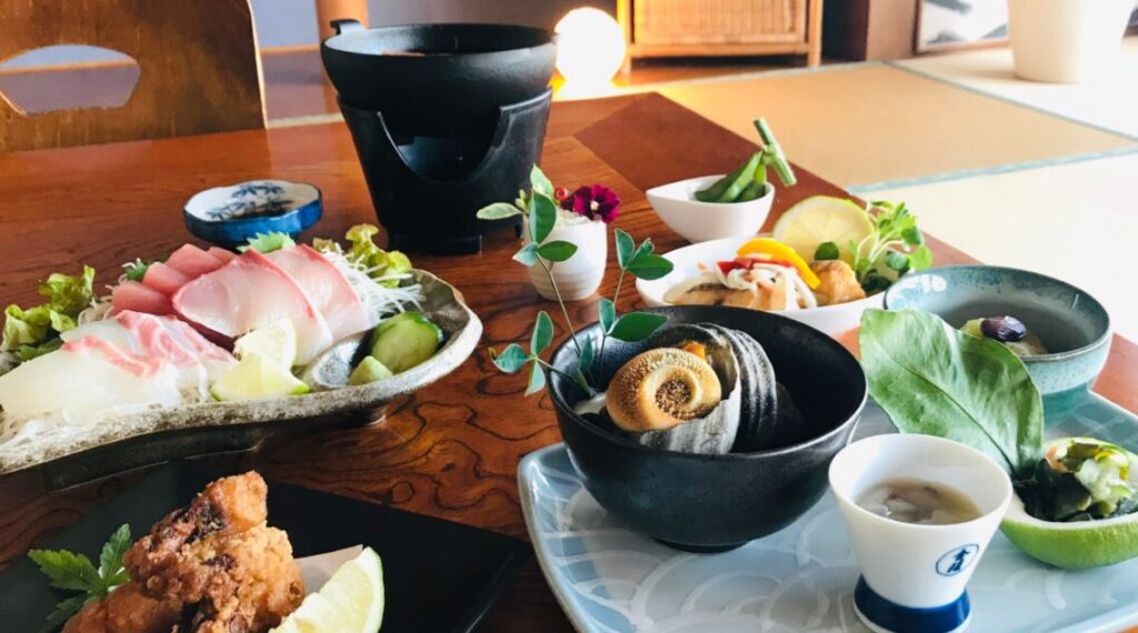 結乃屋MITSUBACHI（今治市）愛媛県で料理がすごい民宿11選!鯛めしなど海鮮料理を味わえる旅館!