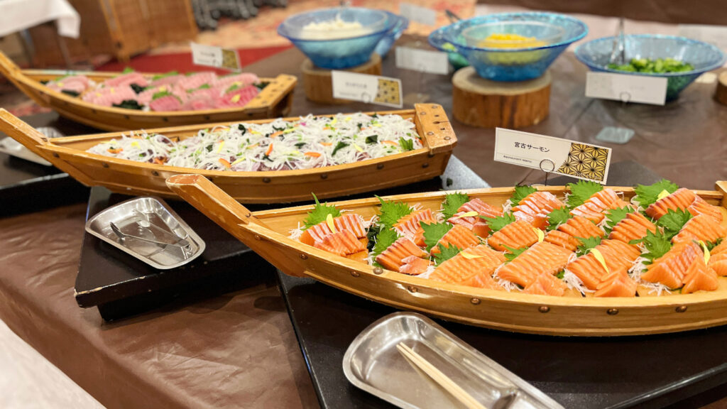 盛岡つなぎ温泉 湯守ホテル大観（伊東園ホテルズ）東北の海鮮食べ放題ホテル20選!浜焼き・蟹の美味しい温泉宿