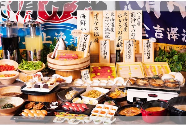 HAKODATE 海峡の風(函館)北海道の海鮮食べ放題ホテル15選!夕食バイキングが美味しい宿
