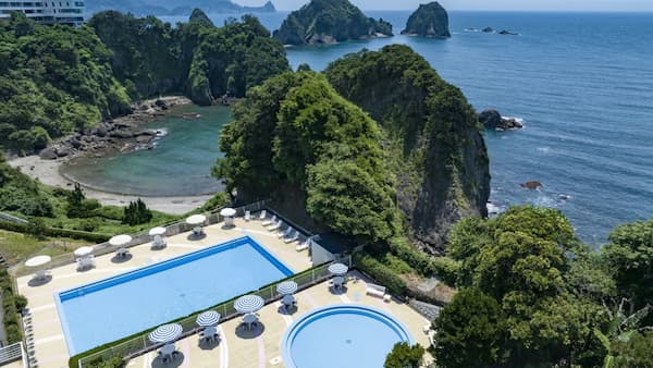 堂ヶ島温泉 堂ヶ島ニュー銀水（堂ヶ島温泉）静岡のプール付きホテル20選!子連れで冬でも楽しめる室内プールも!