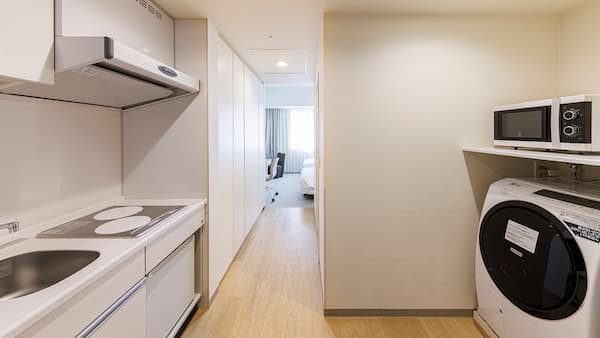 フレイザーレジデンス南海大阪（なんば）大阪の部屋に洗濯機があるホテル18選!キッチン付きで便利な宿も紹介