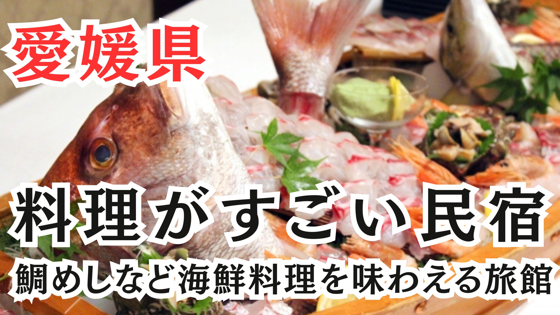 愛媛県で料理がすごい民宿11選!鯛めしなど海鮮料理を味わえる旅館!
